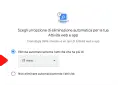 Opzione per rimuovere suggerimenti cronologia: elimina automaticamente l'attività più vecchia di 18 mesi.