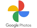 Logo di Google Foto con i suoi colori iconici. Qui trovi Google Foto per conservare i tuoi ricordi.