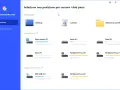 Interfaccia di recupero dati: seleziona Desktop, Cestino o una cartella per cercare file persi. Sono elencate unità interne ed esterne.