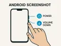 Immagine illustra come fare screenshot su Android: tieni premuti contemporaneamente i tasti Power e Volume Giù.