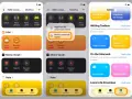 Schermate iPhone che mostrano la creazione di comandi rapidi, con opzioni per aggiungere nuove automazioni e gestire app.