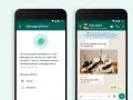 Schermata WhatsApp: attivando i messaggi effimeri, l'altro lo vede. La chat mostra un promemoria: i messaggi spariscono dopo 7 giorni.
