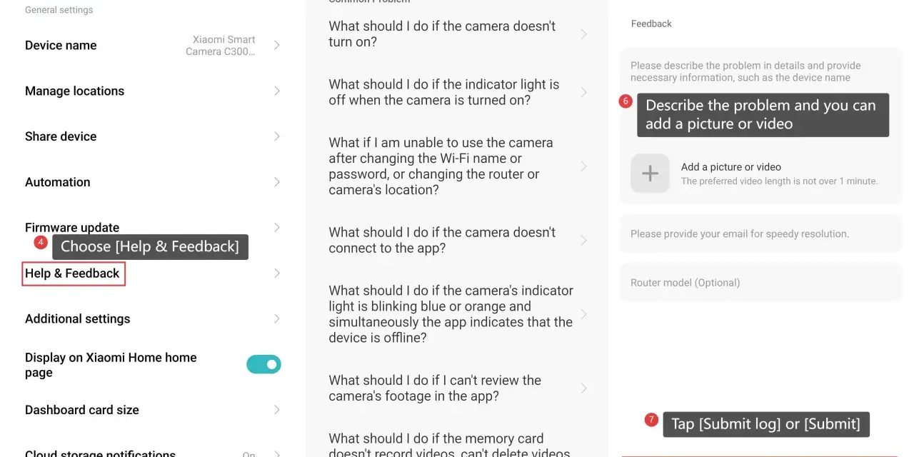 Schermata di impostazioni Xiaomi con opzione "Help & Feedback" evidenziata. Utile per capire app feedback Xiaomi cos'è.