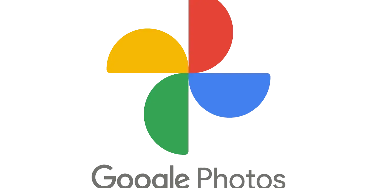 Logo di Google Foto con i suoi colori iconici. Qui trovi Google Foto per conservare i tuoi ricordi.