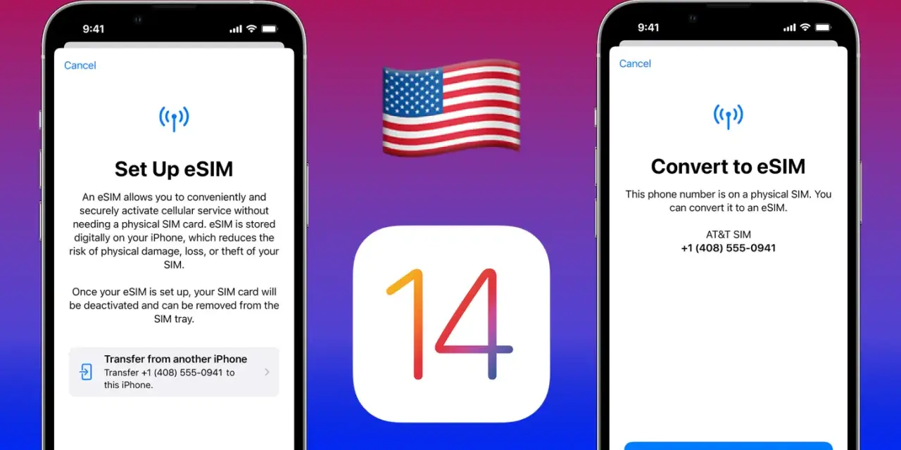 Configurazione eSIM su iPhone 14. Passa dalla SIM fisica a quella digitale per una maggiore sicurezza.