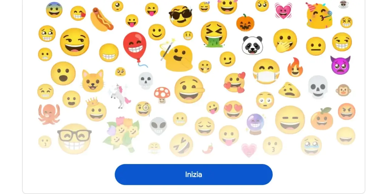 Emoji Kitchen Gboard: un arcobaleno di faccine, animali e oggetti per creare sticker unici.