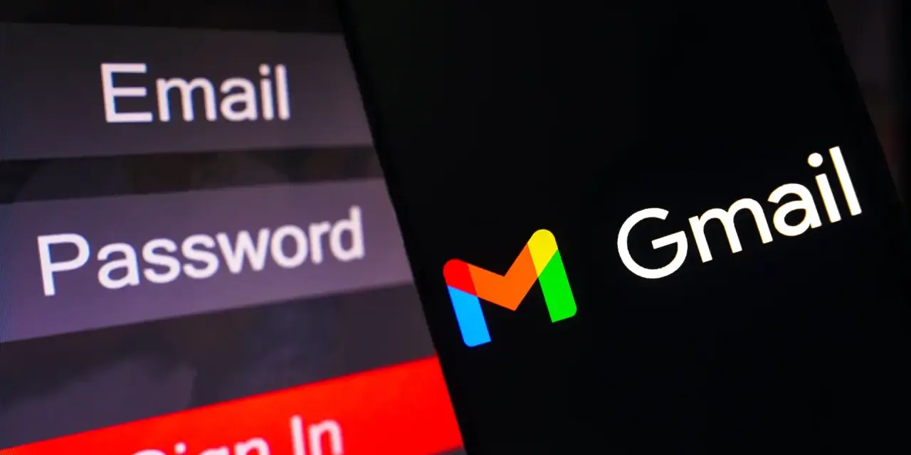 Schermata di login Gmail con campi Email e Password. Utile per chi deve recuperare la password dell'email.