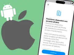 Android e Apple si uniscono per trasferire foto, messaggi, note, app e altro.