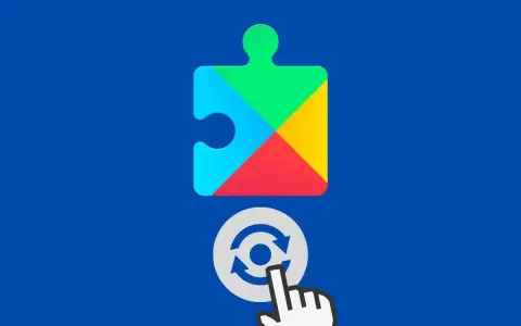 Icona di Google Play Services a forma di puzzle, con un cursore che tocca un pulsante di aggiornamento. Aiuto per risolvere il problema: google play service continua ad arrestarsi.