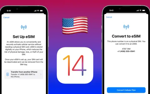 Configurazione eSIM su iPhone 14. Passa dalla SIM fisica a quella digitale per una maggiore sicurezza.