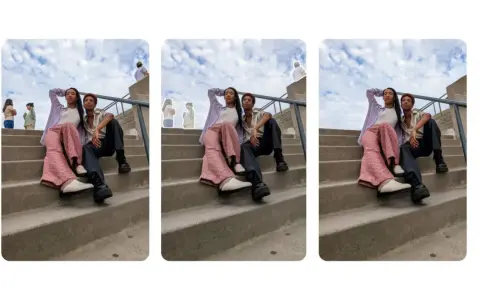 La gomma magica di Google Foto rimuove persone indesiderate dalle foto, come quelle sullo sfondo di questa immagine.