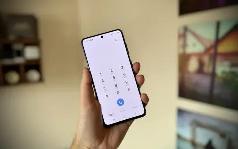 Menu test Samsung: tastiera numerica su smartphone.