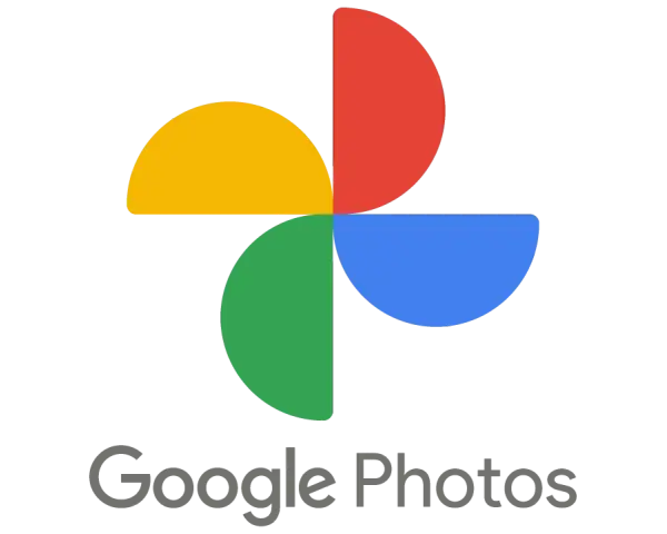 Logo di Google Foto con i suoi colori iconici. Qui trovi Google Foto per conservare i tuoi ricordi.