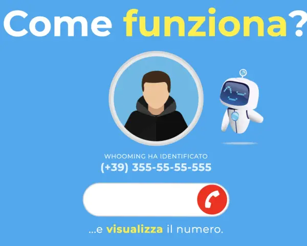 Scopri come scoprire un numero privato dopo la chiamata senza app. Whooming identifica il chiamante e visualizza il numero.