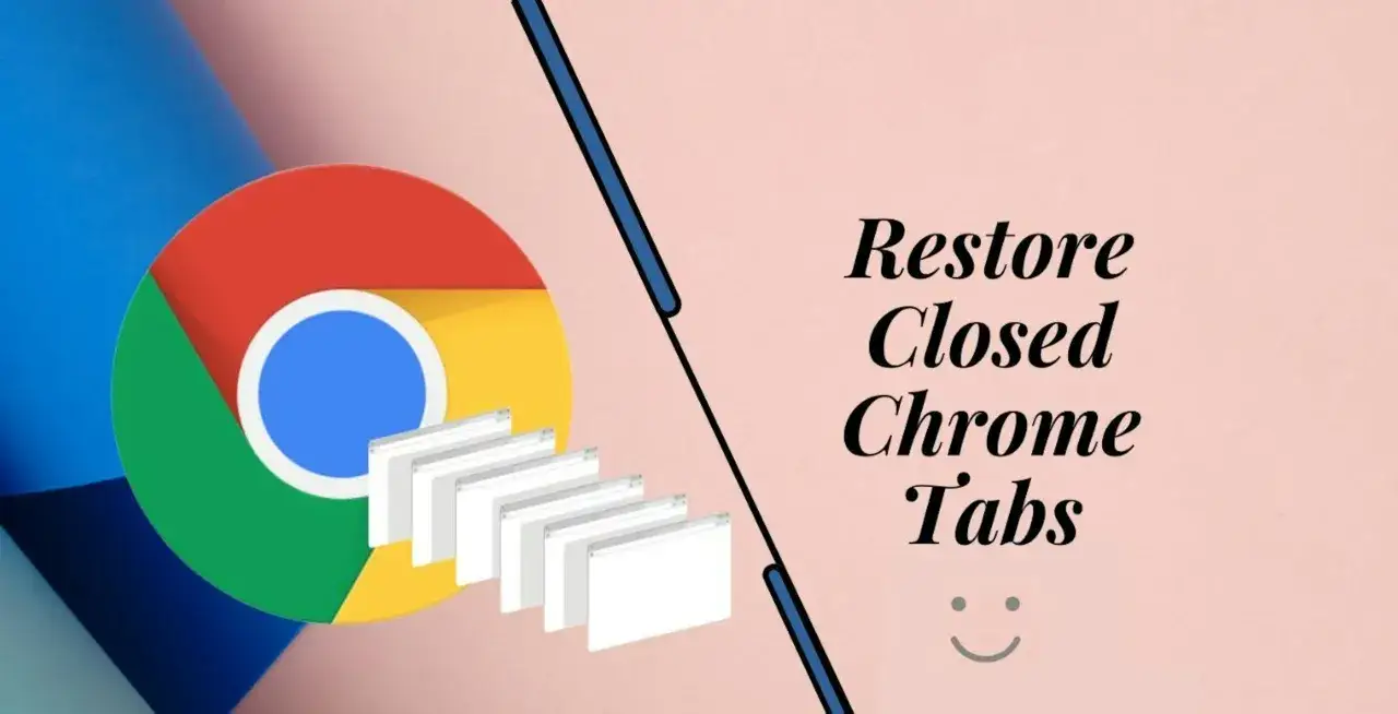 Icona di Chrome e schede aperte, con testo
